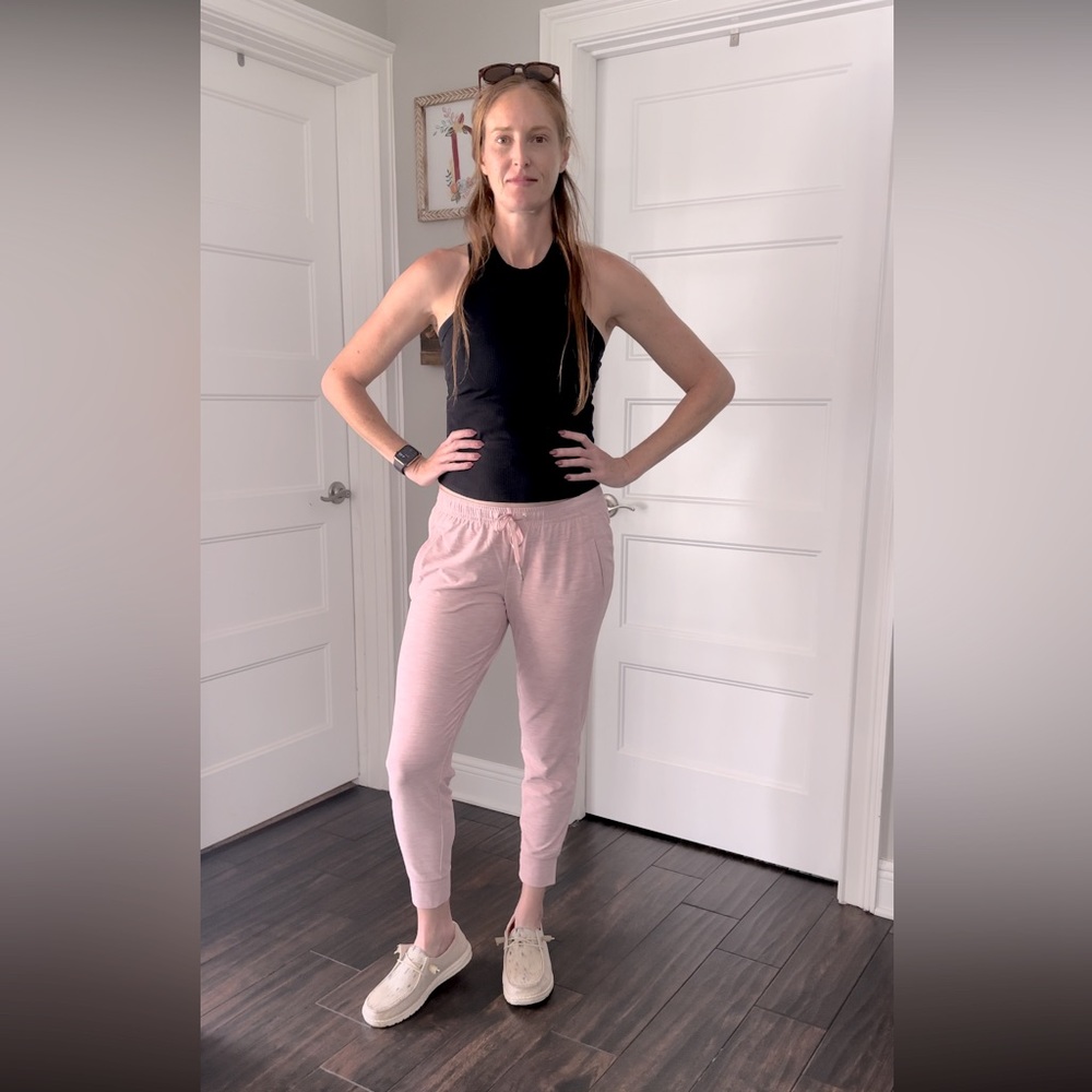 Heathered Pink Old Navy Joggers Size Small
